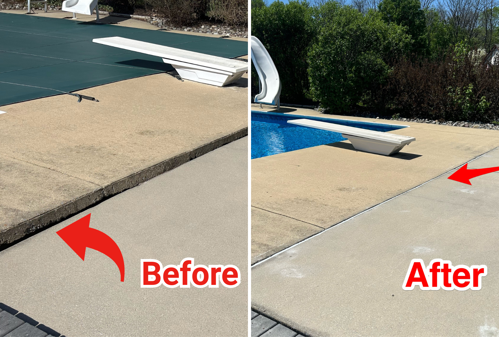 fixing sinking concrete slab using polyurethane injection method