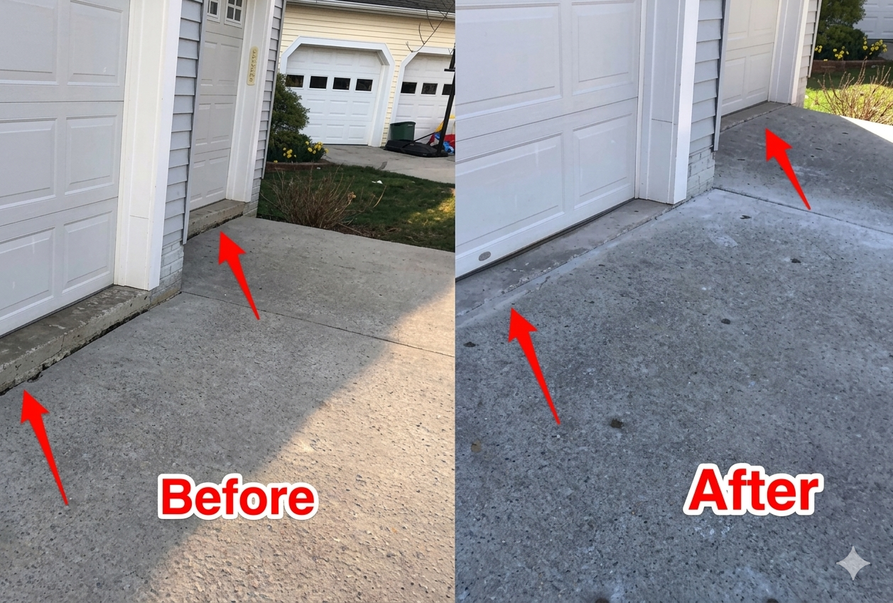 Concrete Leveling and Raising in Bigpool Maryland