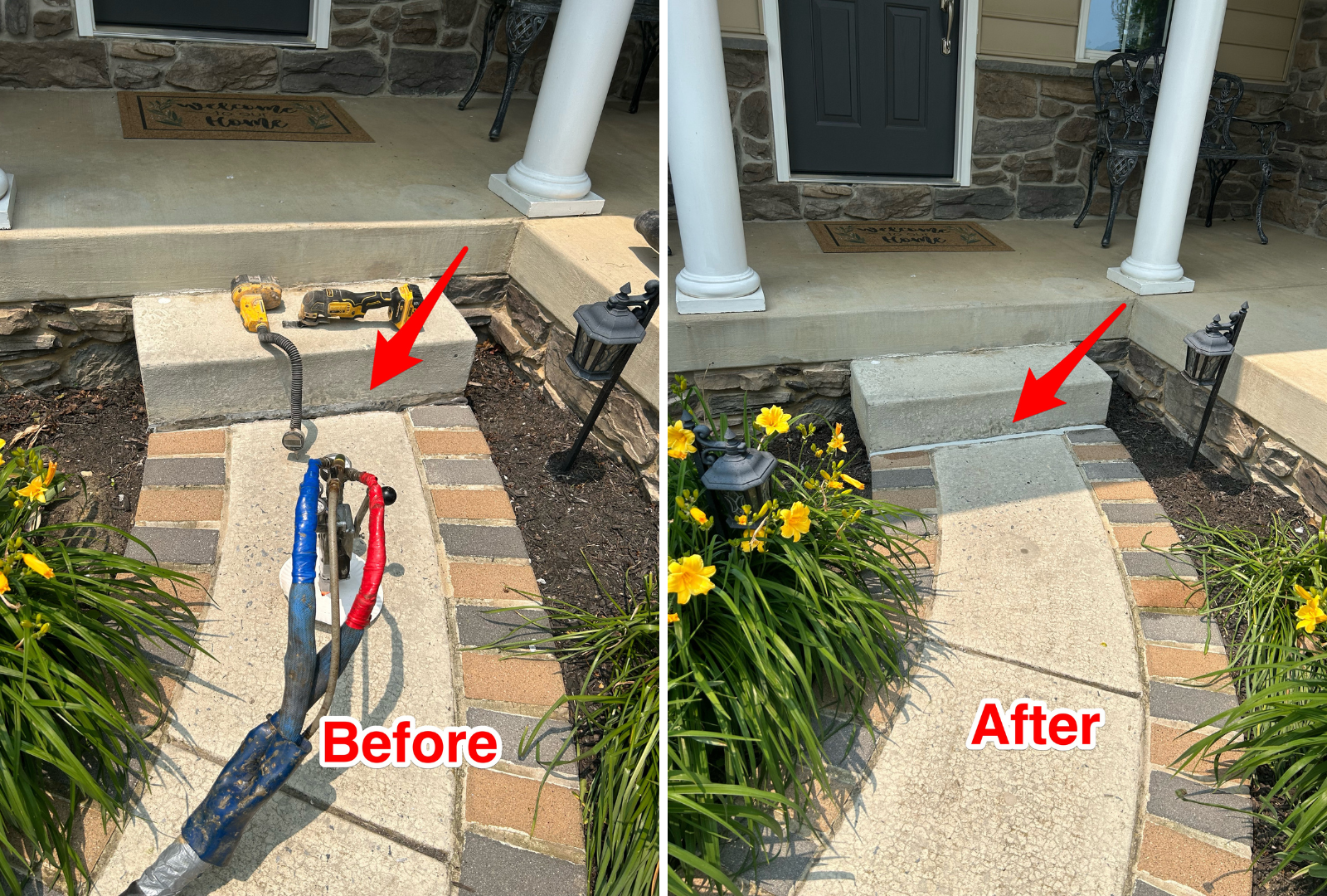 Concrete Leveling and Raising in Brunswick, Maryland